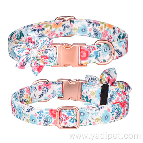 Quick Release Metal Buckle Designer Colorful Collars